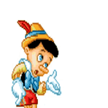 Pinocchio Lying GIF - Pinocchio Lying Long Nose GIFs