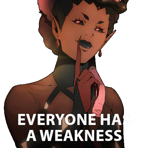 Everyone Has A Weakness Castlevania Nocturne Sticker - Everyone Has A Weakness Castlevania Nocturne No One Is Perfect Stickers