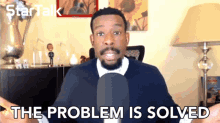 The Problem Is Solved Chuck Nice GIF - The Problem Is Solved Chuck Nice Startalk GIFs