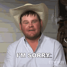 Im Sorry Ethan Treadwell GIF - Im Sorry Ethan Treadwell Ultimate Cowboy Showdown GIFs