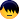 a pixel art illustration of a person 's face with a slight smirk on their face .
