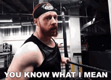 You Know What I Mean Sheamus GIF - You Know What I Mean Sheamus Celtic Warrior Workouts GIFs