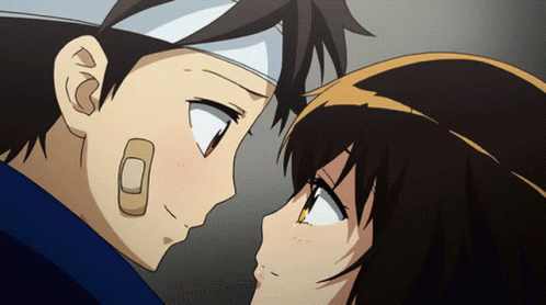 Kiss Anime Love GIF - Kiss Anime Love Anime Hug - Discover & Share GIFs
