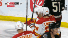 Calgary Flames Elias Lindholm GIF - Calgary Flames Elias Lindholm Flames GIFs
