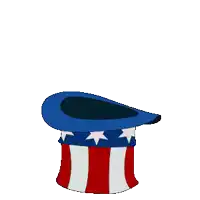 a penguin in a top hat with the words " independence day " written above it