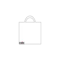 a drawing of a shopping bag with the word maler on it