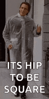 American Psycho Its Hip To Be Square GIF