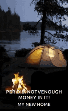 Camping My New Home GIF - Camping My New Home Tent GIFs
