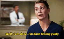 Greys Anatomy Meredith Grey GIF - Greys Anatomy Meredith Grey Well I Am Done GIFs