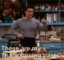 Joey Friends GIF - Joey Friends Thanksgiving Pants GIFs