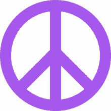 peace purple