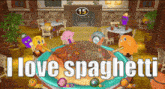 I Love Spaghetti Pac Man Party GIF - I Love Spaghetti I Love Spaghetti GIFs