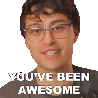 You'Ve Been Awesome Agufish Sticker