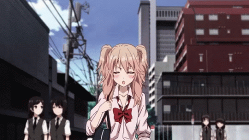 Anime Girl GIF - Anime Girl School Girl - Discover & Share GIFs