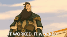 It Worked Avatar The Last Airbender GIF - It Worked Avatar The Last Airbender General Fong GIFs