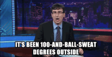 Daily Show GIF - The Daily Show John Oliver Hot GIFs