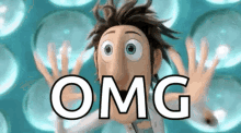 Omg Cloudy With A Chance Of Meatballs GIF - Omg Cloudy With A Chance Of Meatballs Shocked Face GIFs