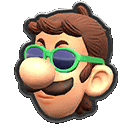 Luigi Vacation Luigi Sticker - Luigi Vacation Luigi Vacation Stickers