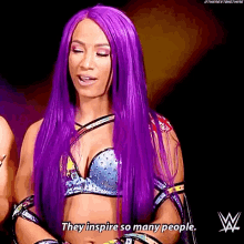 Sasha Banks Beautiful GIF - Sasha Banks Beautiful They Inspire So Many People GIFs