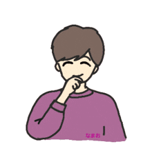 a cartoon drawing of a man with chinese writing on the bottom