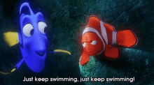 Just Keep GIF - Just Keep Swimming GIFs