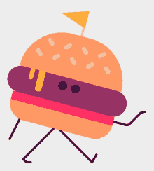 Sad Burger GIF - Sad Burger Leaving GIFs