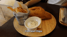Fish And Chips With A Literal Spin GIF