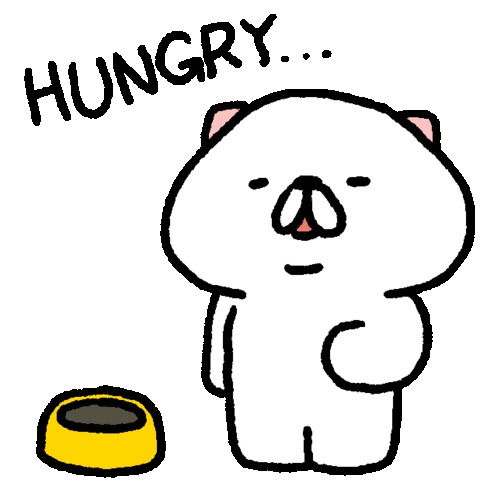 Hangry Hunger Sticker - Hangry Hunger Starved Stickers