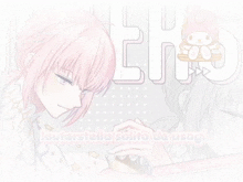 a drawing of a girl with the words ibuterstella solito de usagi