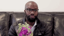 I Brought You Flowers Rich Rebuilds GIF - I Brought You Flowers Rich Rebuilds Waiting For My Date GIFs