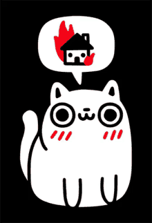 Kitty Kawaii GIF - Kitty Kawaii Fire GIFs