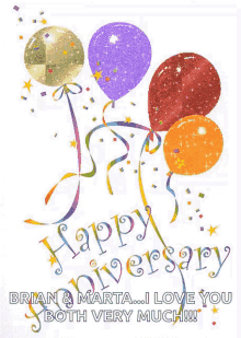 Happy Anniversary GIF - Happy Anniversary Balloon GIFs