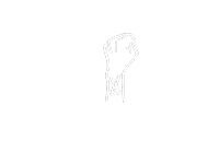 a drawing of a person 's arm with a fist in the air on a white background .