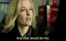 The Fall Stella Gibson GIF - The Fall Stella Gibson And That Would Be Me GIFs