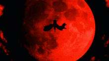 Red Moon Dark Wolf GIF