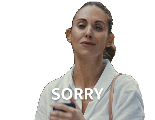 Sorry Ally Sticker - Sorry Ally Alison Brie Stickers
