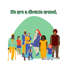 Diversity Diverse Sticker - Diversity Diverse Amputee Stickers