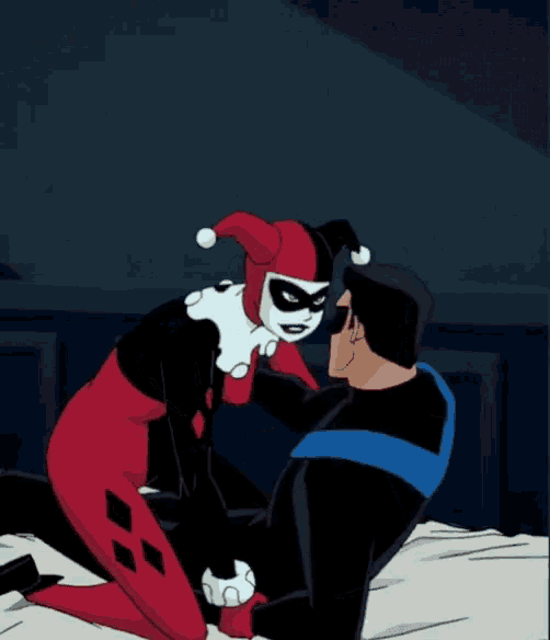 Harley Quinn Night Wing GIF - Harley Quinn Night Wing Tickle - Discover &  Share GIFs