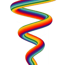 Rainbow Ribbon GIF - Rainbow Ribbon Swirl GIFs