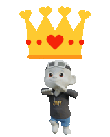 a cartoon character wearing a hoodie that says 2hot