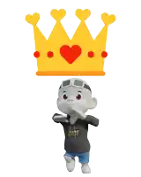 a cartoon character wearing a hoodie that says 2hot