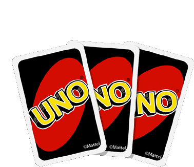 uno revers, uno out, card games - Uno Reverse - Sticker