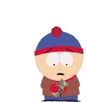Counting Money Stan Marsh Sticker - Counting Money Stan Marsh South Park Stickers