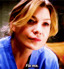 Greys Anatomy Meredith Grey GIF - Greys Anatomy Meredith Grey Fix Me GIFs