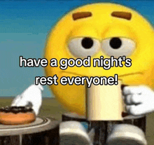 Good Night Emoji GIF