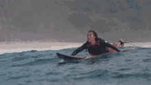 Im On My Surfboard Paddling On My Surfboard GIF - Im On My Surfboard Paddling On My Surfboard Im On My Way GIFs