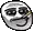 a pixel art of a man smoking a cigarette and smiling .