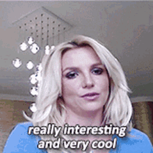 Really Interesting Very Cool GIF - Really Interesting Very Cool Britney Spears GIFs
