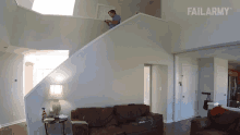 Slipped Down Failarmy GIF - Slipped Down Failarmy Fell Down The Stairs GIFs