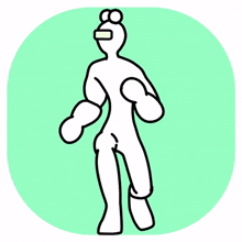 animation funny white dance see